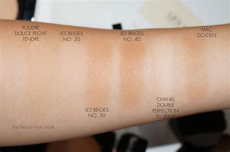 chanel beige vs beige rose|Chanel les beiges colour chart.